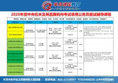 2021年国家公务员考试面试辅导课程