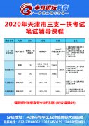 2020年天津市三支一扶考试笔试辅导课程